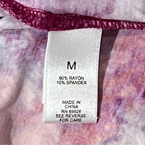 LOGO by Lori Goldstein x Smiley World Pink Combo Shirt Size Medium - Picture 14 of 15